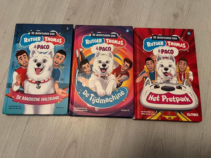 Rutger Vink - De magische halsband deel 1, Boeken, Kinderboeken | Jeugd | onder 10 jaar, Zo goed als nieuw, Fictie algemeen, Ophalen of Verzenden