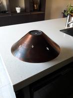 Brons Lampenkapje Franse Lelie E14, Huis en Inrichting, Overige materialen, Gebruikt, Schaal, Rond