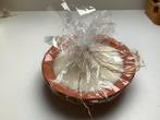 Kaars in terracotta schaal, Ophalen of Verzenden, Nieuw, Overige materialen, Minder dan 25 cm