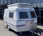 Keurig onderhouden "vintage" Eriba Puck L voor maar 8.000,=, Caravans en Kamperen, Schokbreker, Tot en met 2, Particulier, 4 tot 5 meter