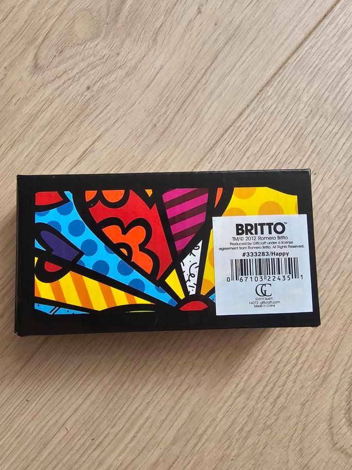 Romero Britto HAPPY Miniatuur Beeldje - Nieuw in Doos, Huis en Inrichting, Woonaccessoires | Overige, Nieuw, Ophalen of Verzenden