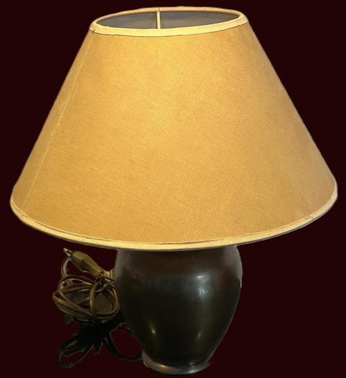 FRANTZEN exclusieve koperen design tafellamp met kap 60Watt, Antiek en Kunst, Antiek | Lampen, Ophalen