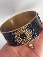 Vintage 1980 uniek koperen armband, Sieraden, Tassen en Uiterlijk, Armbanden, Ophalen of Verzenden, Zo goed als nieuw, Goud, Overige materialen