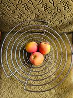 Retro fruitschaal spiraal 36 x 13.5, Huis en Inrichting, Woonaccessoires | Schalen en Manden, Overige materialen, Schaal, Rond