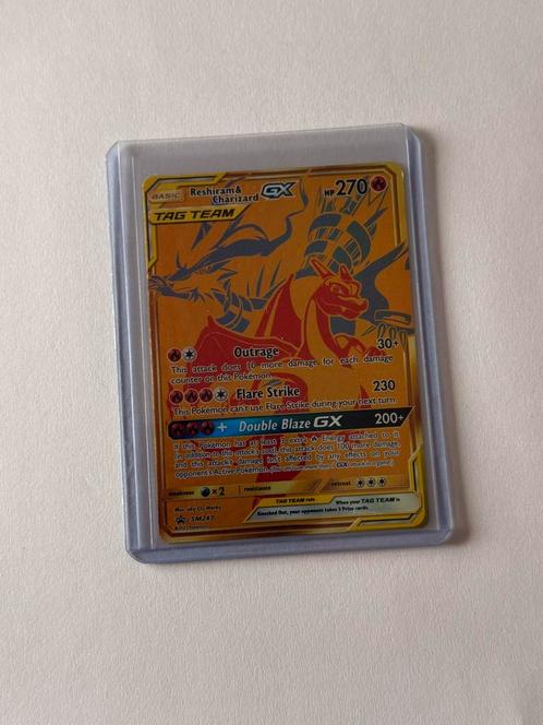 Reshiram & Charizard GX, Hobby en Vrije tijd, Verzamelkaartspellen | Pokémon, Nieuw, Losse kaart, Ophalen of Verzenden