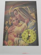 TE KOOP; geestelijk tafareel met klok, Ophalen, Zo goed als nieuw, Overige religies