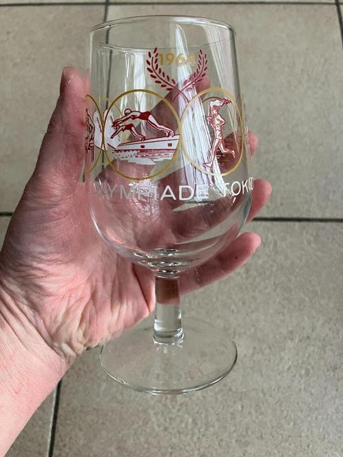 Glas Olympische Spelen Tokio 1964, Verzamelen, Glas en Borrelglaasjes, Ophalen of Verzenden