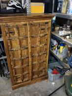 Koloniale teakhouten kast, Huis en Inrichting, Kasten | Ladekasten, Ophalen, 5 laden of meer, 50 tot 100 cm, Zo goed als nieuw
