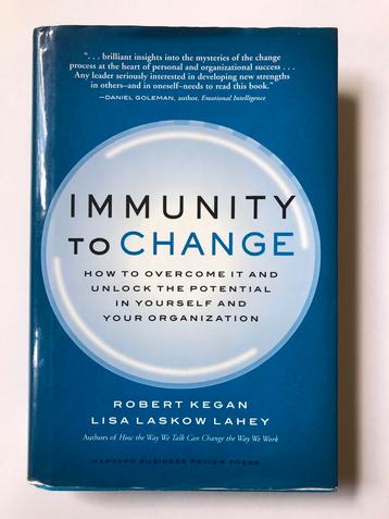 Immunity to Change - Kegan & Lahey beschikbaar voor biedingen