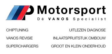 P Motorsport vanos revisie specialist beschikbaar voor biedingen