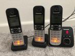 Panasonic draadloze telefoons + Antwoordapparaat, Ophalen of Verzenden, Zo goed als nieuw, 3 handsets