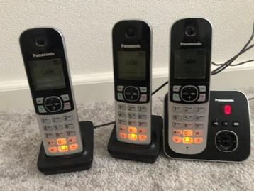Panasonic draadloze telefoons + Antwoordapparaat beschikbaar voor biedingen