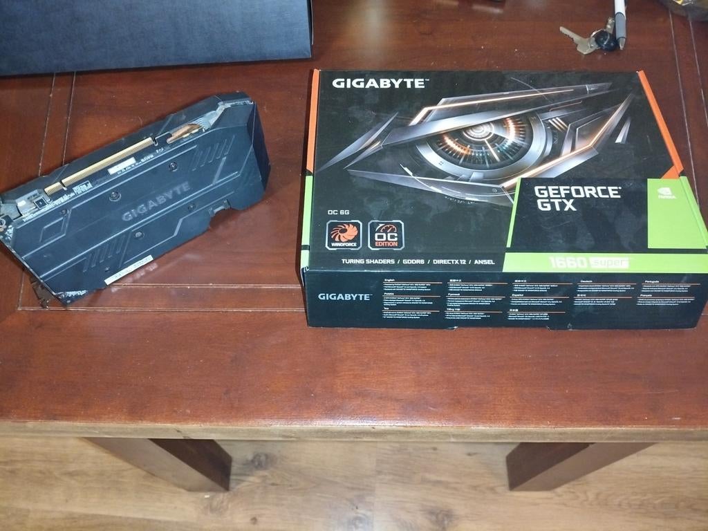 Gigabyte GeForce GTX 1660 Super OC 6G, Computers en Software, Videokaarten, Ophalen, PCI-Express 3, Gebruikt, GDDR6