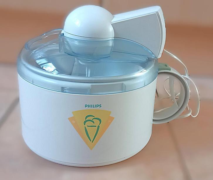 Philips IJsmachine HR2304/70 - 28x22x26 cm, Witgoed en Apparatuur, IJsmachines, Zo goed als nieuw, Koelelement, Ophalen of Verzenden