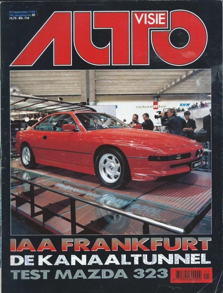 Autovisie 20 1989 : Mazda 323 GLX - Ferrari 225 S - Renault, Boeken, Auto's | Folders en Tijdschriften, Gelezen, Algemeen, Ophalen of Verzenden