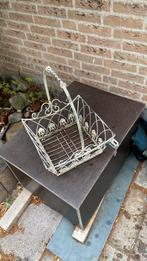 Bocante gietijzeren mand tuindecoratie tuin decoratie ijzer, Ophalen, Zo goed als nieuw