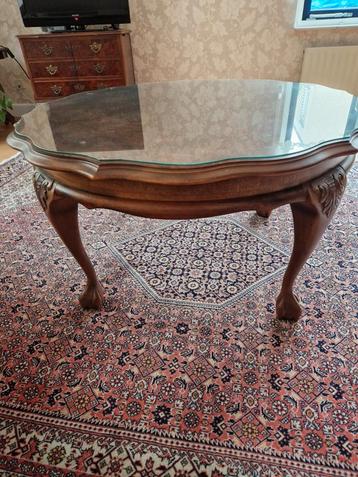 Mahonie Salontafel - Klassiek beschikbaar voor biedingen