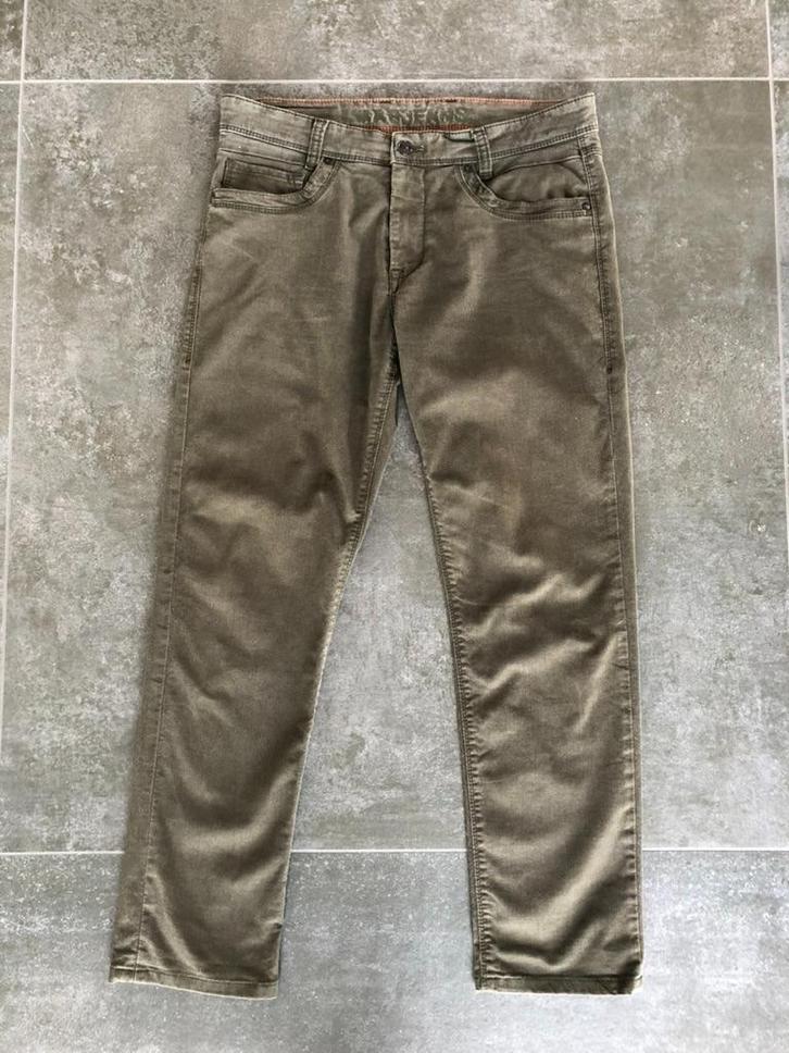 Heren broek MAC, maat 34, Kleding | Heren, Broeken en Pantalons, Gedragen, Groen, Verzenden
