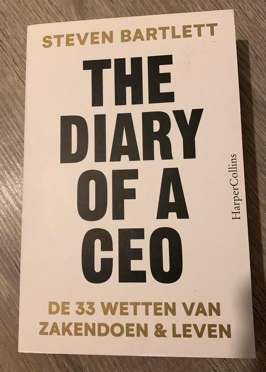 Steven Bartlett - The Diary of a CEO, Boeken, Steven Bartlett, Ophalen of Verzenden, Management, Zo goed als nieuw
