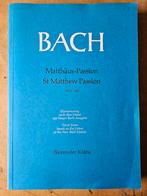 Bach Matthäus-Passion Vocal Score Bärenreiter, Ophalen of Verzenden, Gelezen, Artiest, Johann Sebastian Bach