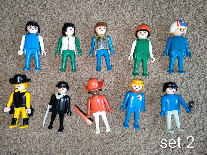 Vintage Playmobil Poppetjes Set, Kinderen en Baby's, Speelgoed | Playmobil, Gebruikt, Ophalen of Verzenden