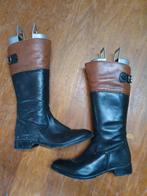 Nieuwstaat leren Laarzen voor dames, maat 39, kunnen hier, Hoge laarzen, Zwart, Ophalen of Verzenden, Zo goed als nieuw