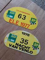 Rallye schild 1977 1978, Ophalen of Verzenden, Gebruikt