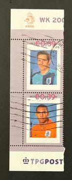 persoonlijke postzegel verticaal paar 2 Voetballers, Na 1940, Verzenden, Gestempeld