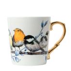 HEINEN DELFTS BLAUW - MOK - BOSVOGELS - IJSVOGEL - KOLIBRI, Nieuw, Ophalen of Verzenden, Overige stijlen, Kop(pen) en/of Schotel(s)