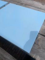2 Bruynzeel Piet Zwart keuken planken 56.7 x 50 cm., Ophalen, Gebruikt, Blauw, 50 tot 100 cm