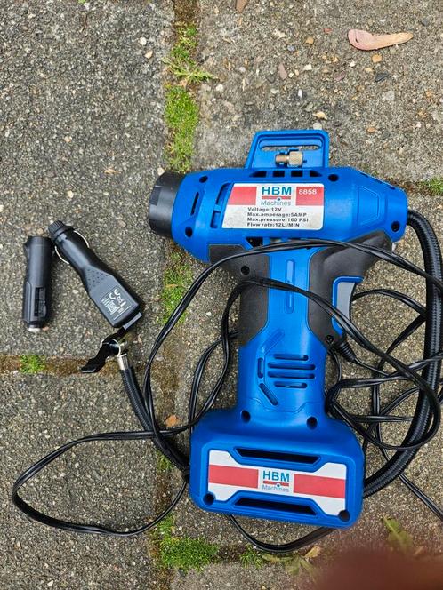 Compressor Hbm, 12 volt, Doe-het-zelf en Verbouw, Gereedschap | Boormachines, Gebruikt, Ophalen