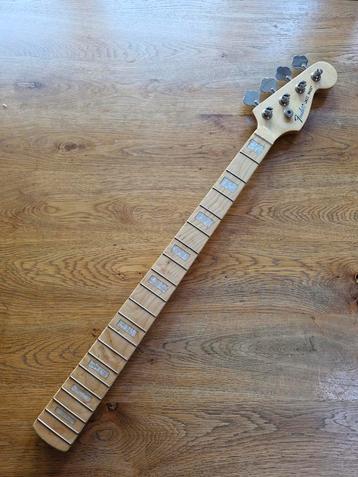 Jazzbass hals maple, blockinlay Schaller tuners beschikbaar voor biedingen