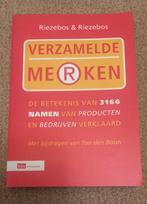 Verzamelde Merken - Riezebos & Riezebos, Ophalen of Verzenden, Zo goed als nieuw, Economie en Marketing, Riezebos & Riezebos