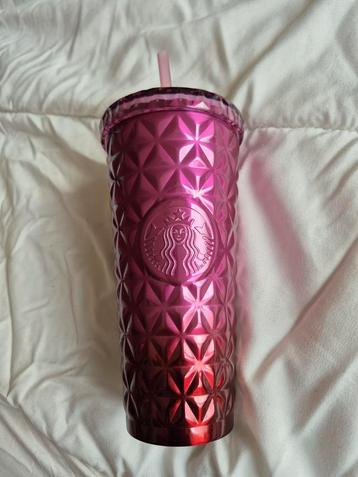 Starbucks Tumbler 2023 - Roze ombre beschikbaar voor biedingen