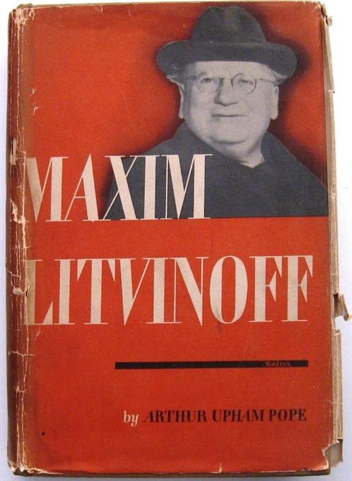 Maxim Litvinoff 1943 A.U. Pope - Rusland Diplomaat USSR, Antiek en Kunst, Antiek | Boeken en Bijbels, Ophalen of Verzenden