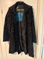 Desigual Zwarte Barok Lange Jas mt 40, Verzenden, Zo goed als nieuw, Maat 38/40 (M), Zwart