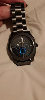 Fossil staal herenhorloge, Sieraden, Tassen en Uiterlijk, Horloges | Heren, Ophalen of Verzenden, Zo goed als nieuw, Staal, Overige merken