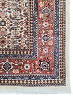 Handgeknoopt oosters wol Herati tapijt floral 251x355cm, Persian Perzisch vintage oosters hype, Crème, Gebruikt, 200 cm of meer