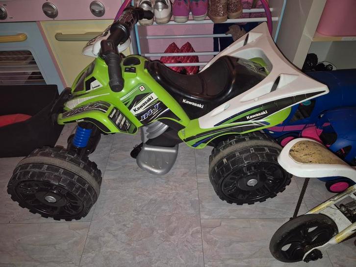 Elektrische Kinder Quad - Kawasaki Style, Kinderen en Baby's, Speelgoed | Buiten | Accuvoertuigen, Gebruikt, Ophalen of Verzenden
