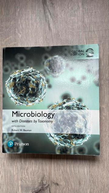 Microbiology with diseases by taxonomy beschikbaar voor biedingen