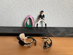 Schleich dressage set: wedstrijdruiter zadel hoofdstel krans, Ophalen of Verzenden, Zo goed als nieuw