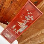 Paneel met parelmoer inleg, Antiek en Kunst, Ophalen of Verzenden