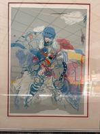 Jan van Diemen - IJshockeyer Zeefdruk, Ophalen