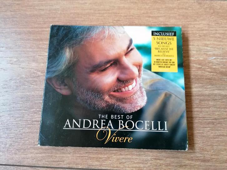 Andrea Bocelli - The Best Of - CD + DVD, Cd's en Dvd's, Cd's | Pop, Zo goed als nieuw, 2000 tot heden, Ophalen of Verzenden