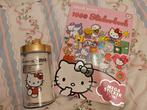 Hello Kitty stickerboek en wattenschijfje pot, Ophalen of Verzenden, Nieuw, Meerdere stickers