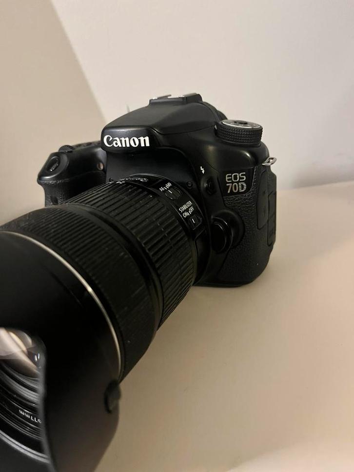 Canon EOS 70D incl. Zoom Lens 24-105mm, Audio, Tv en Foto, Fotocamera's Digitaal, Gebruikt, Canon, 4 t/m 7 keer, Ophalen of Verzenden