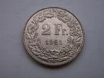 Zwitserland.  2 Francs - 1921, Zilver, Losse munt, Overige landen, Verzenden