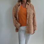Copenhagen Muse overhemdjas. Maat M. Oranje., Maat 38/40 (M), Verhip-vintage.nl, Nieuw, Oranje