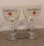 Westmalle Trappist Bierglazen - Set van 2, Glas of Glazen, Ophalen of Verzenden, Effen, Glas