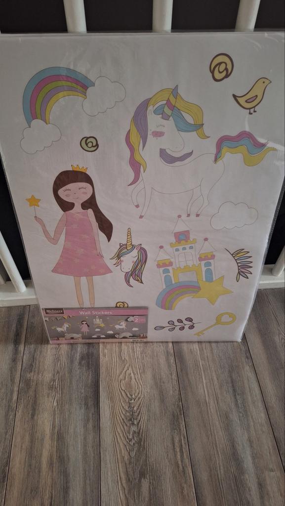 Melinera Muurstickers - Eenhoorn - Nieuw in Verpakking, Kinderen en Baby's, Kinderkamer | Inrichting en Decoratie, Nieuw, Wanddecoratie